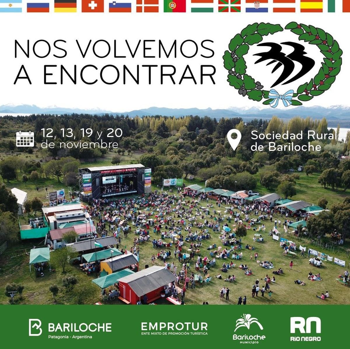 Llega la 41&deg; Edici&oacute;n de la Fiesta de las Colectividades Europeo - Argentina a Bariloche.