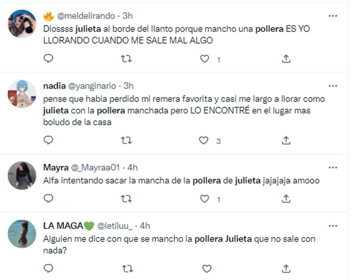 Julieta se volvi&oacute; viral luego de un ins&oacute;lito episodio en la casa de Gran Hermano.