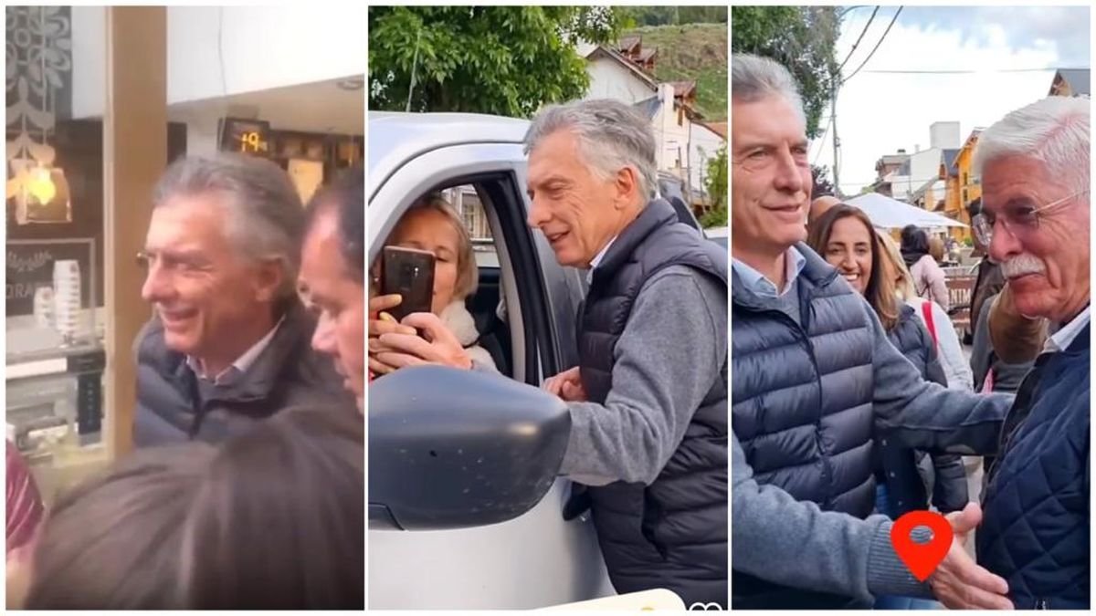 Mauricio Macri en San Mart&iacute;n de los Andes.