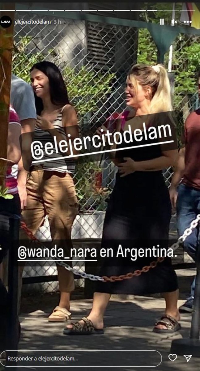 Wanda Nara regres&oacute; a la Argentina.