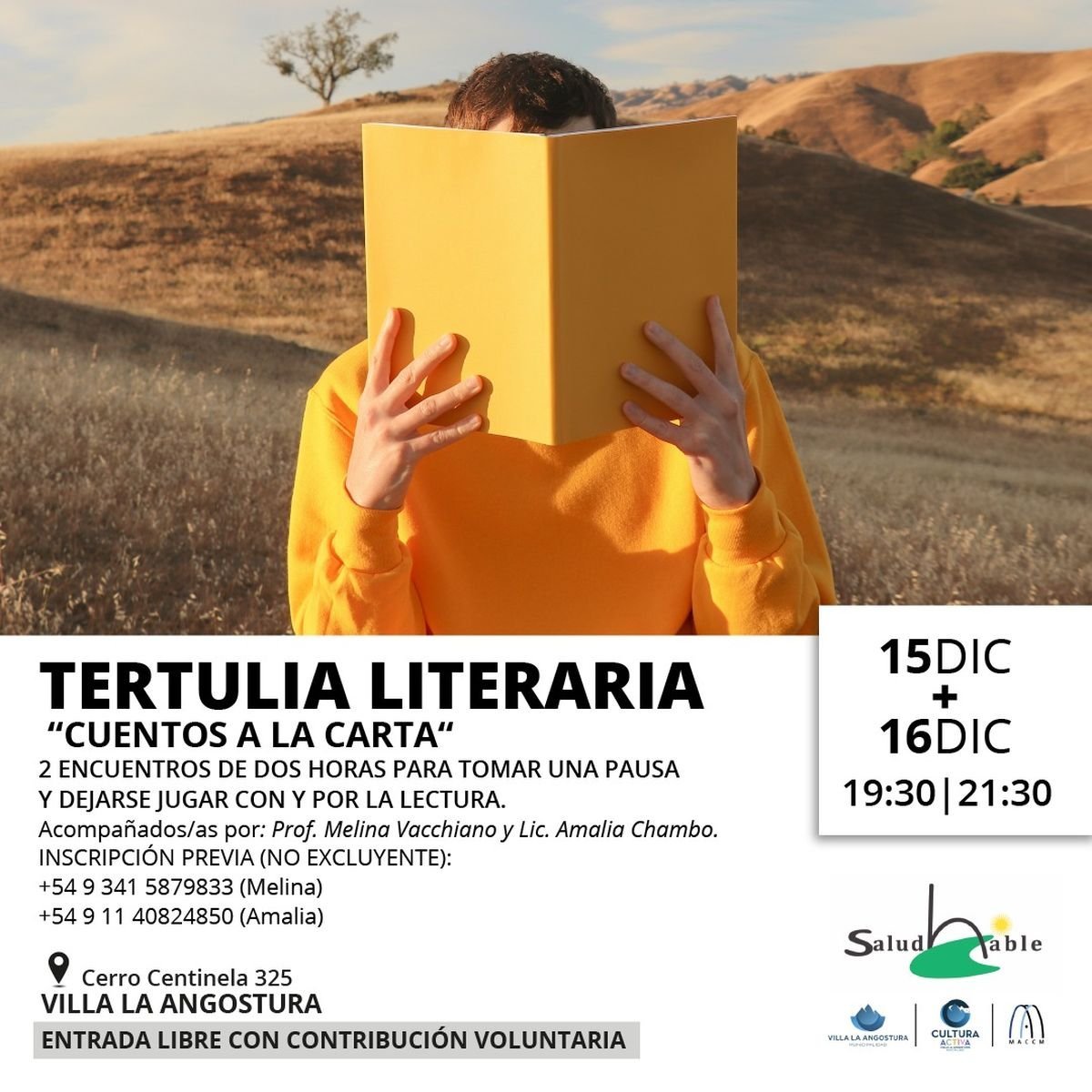 Nuevo taller literario en el MAC de Villa La Angostura.