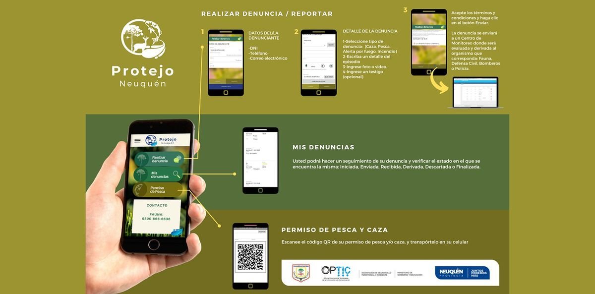 Neuqu&eacute;n tiene su propia aplicaci&oacute;n para cuidar la provincia.