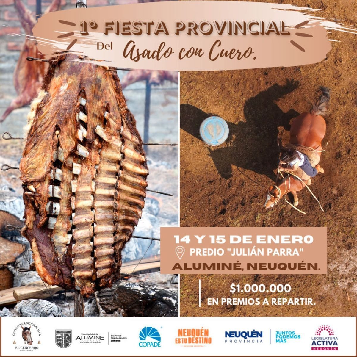 Llega la Fiesta Provincial del Asado con Cuero a Alumin&eacute;.