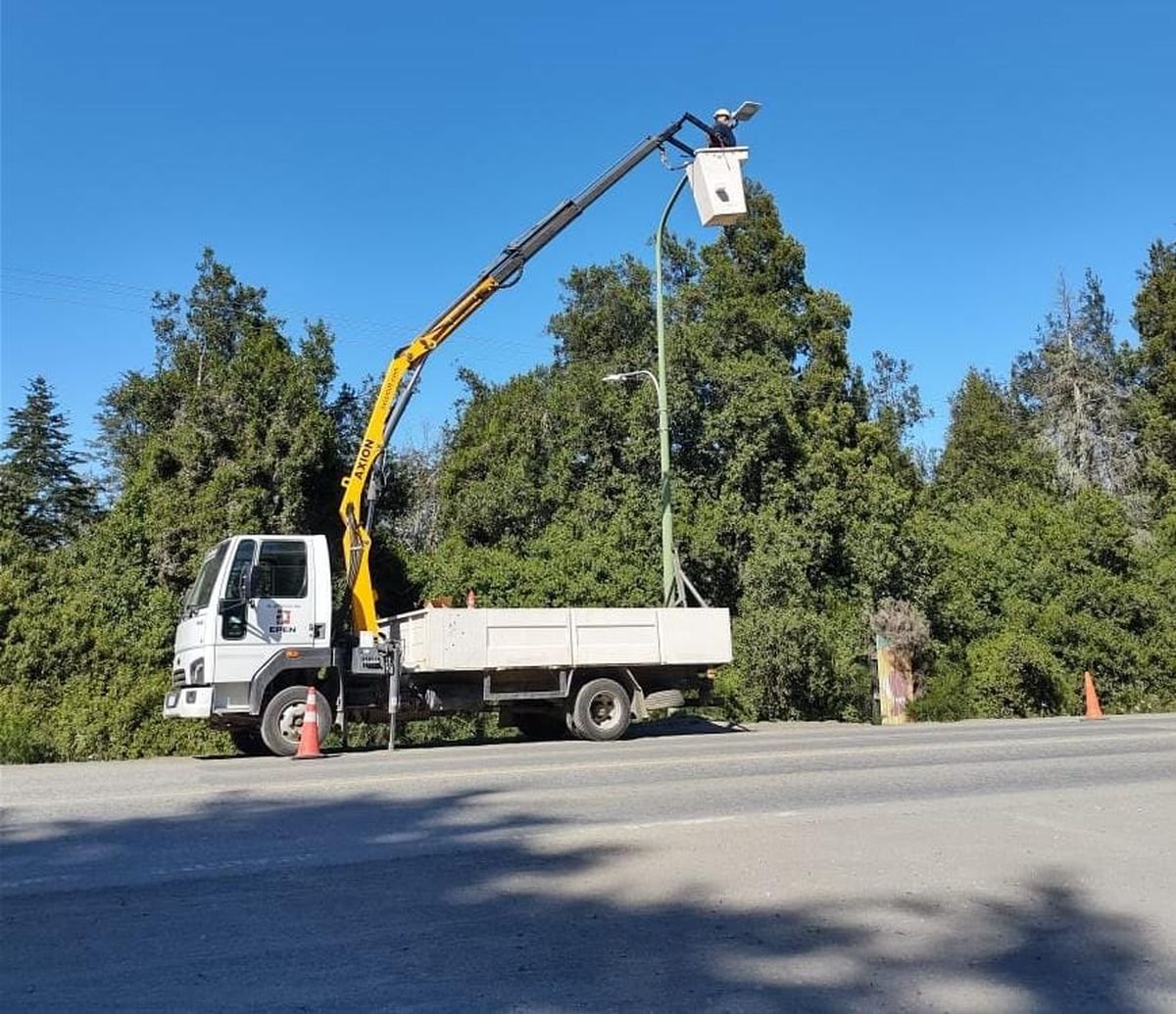 Led: Nueva iluminaci&oacute;n en dos importantes tramos de Angostura