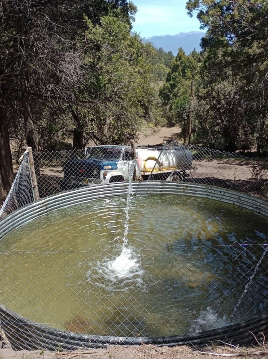 Nuevo tanque para combatir incendios en San Mart&iacute;n de los Andes.
