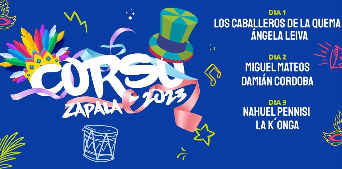 Neuqu&eacute;n: qu&eacute; artistas dir&aacute;n presente en el corso de Zapala.