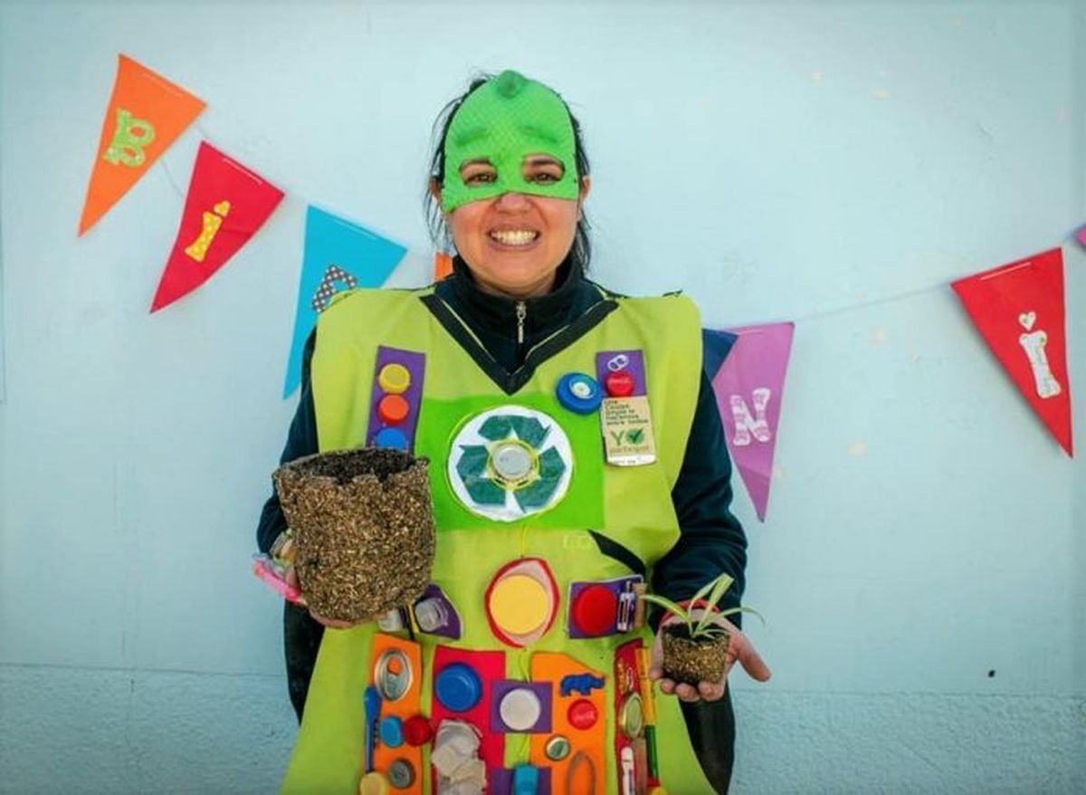 Talleres de reciclaje en San Mart&iacute;n de los Andes