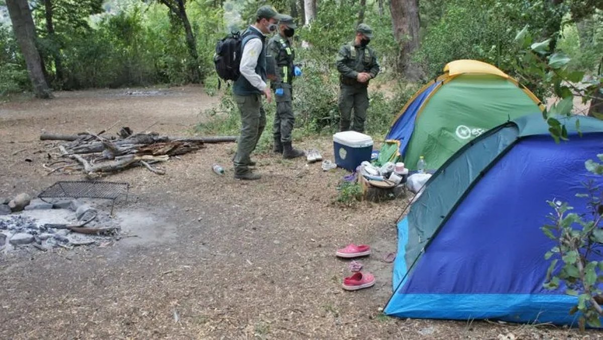 Fogatas y acampes.