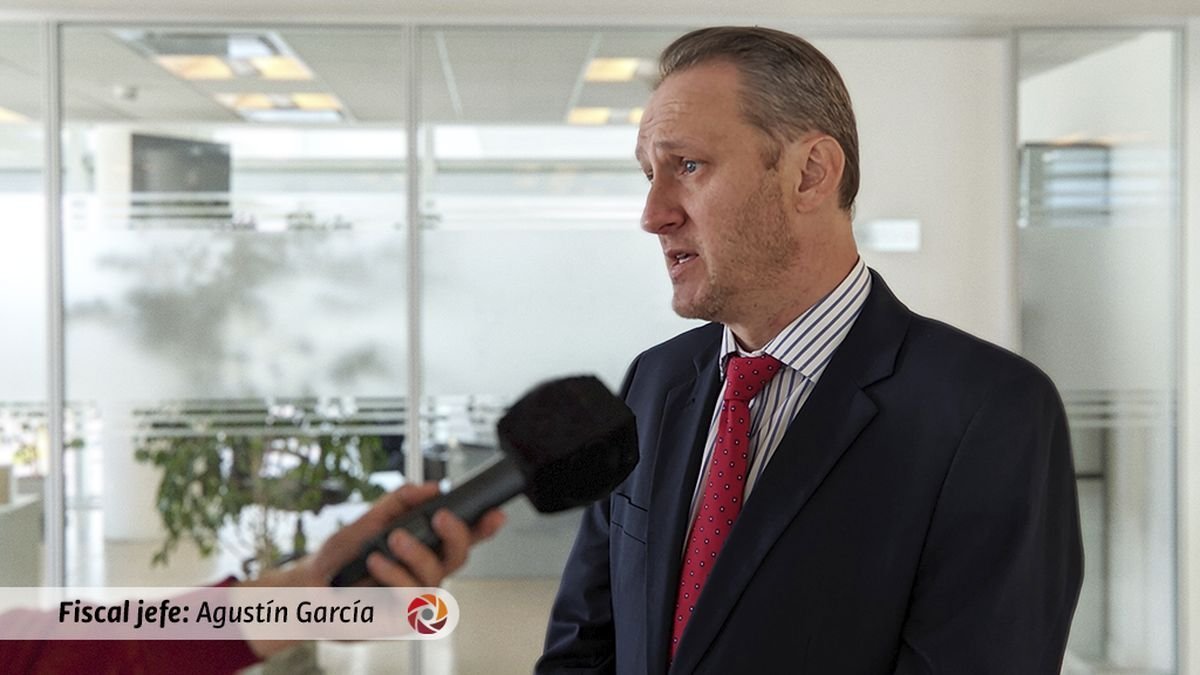 Fiscal jefe Juan Agust&iacute;n Garc&iacute;a, funcionario que tom&oacute; el caso en Neuqu&eacute;n.