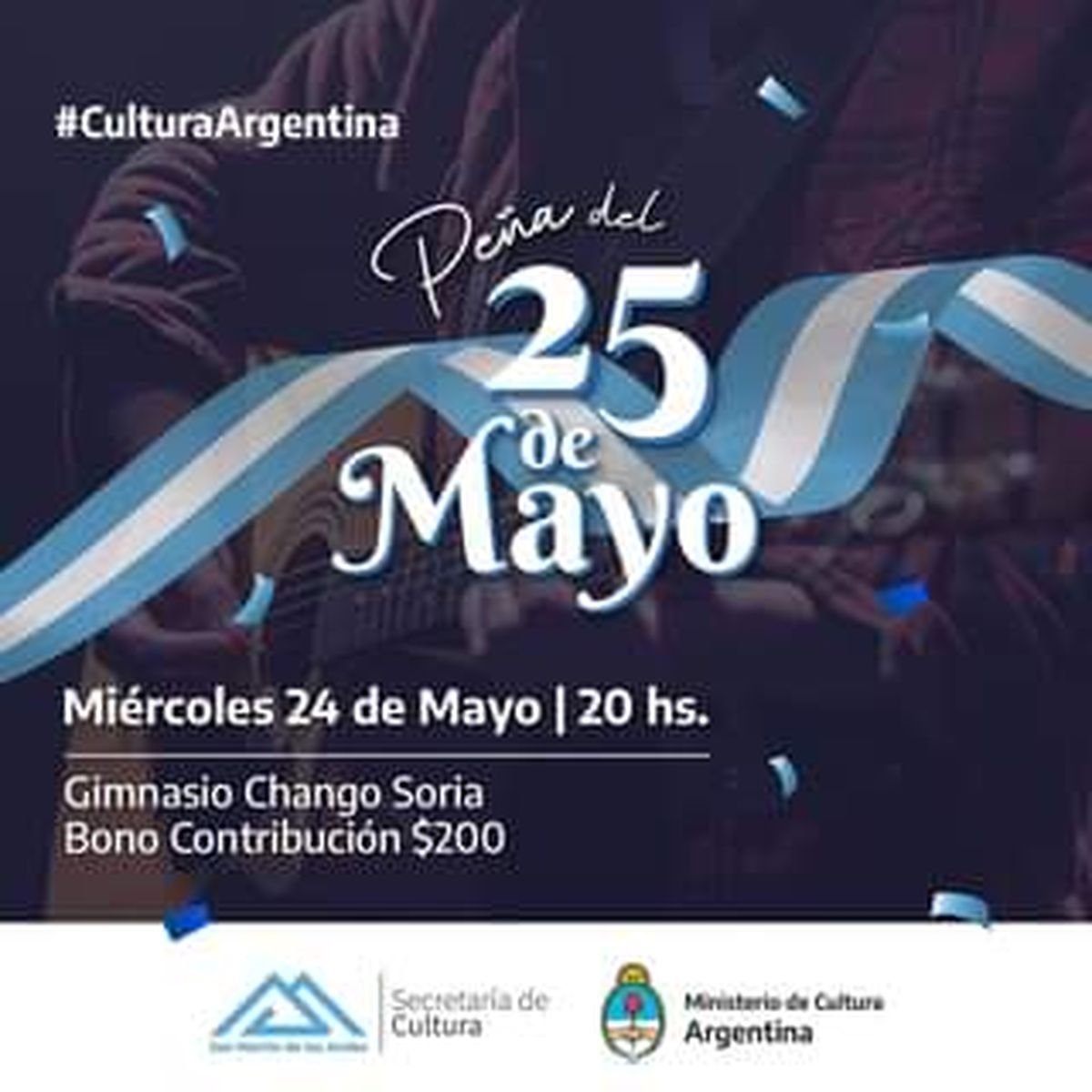 Pe&ntilde;a del 25 de mayo vuelve a San Mart&iacute;n de los Andes