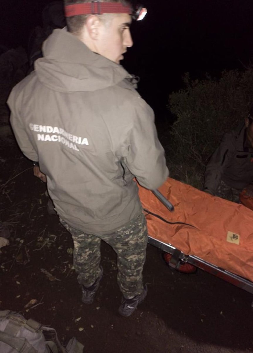 Rescate a un ciudadano que hac&iacute;a trekking en Bariloche.