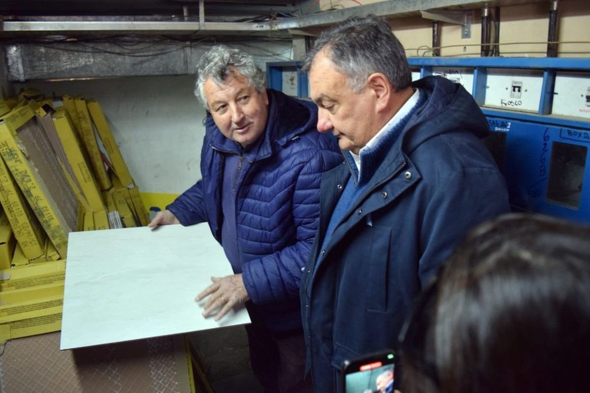 Obras de infraestructura en Bariloche