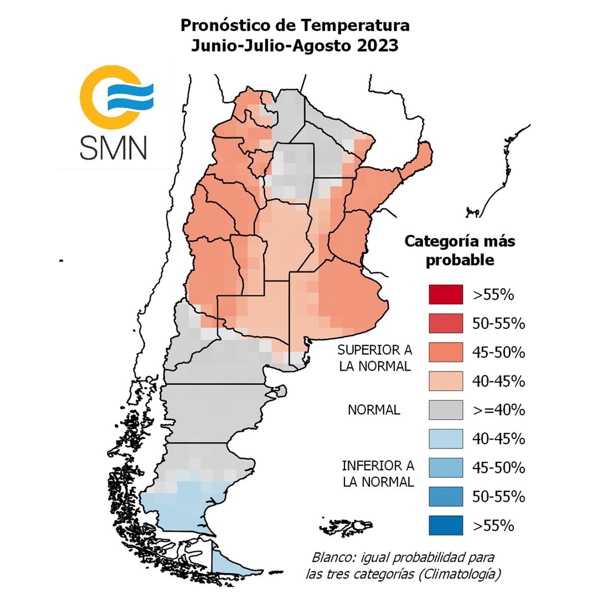 Clima para julio-agosto 2023