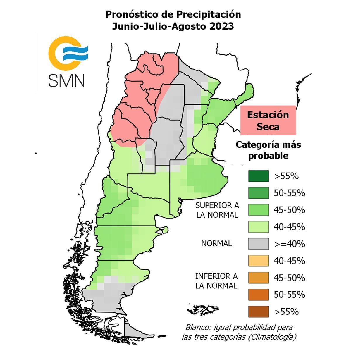 Clima para julio-agosto 2023
