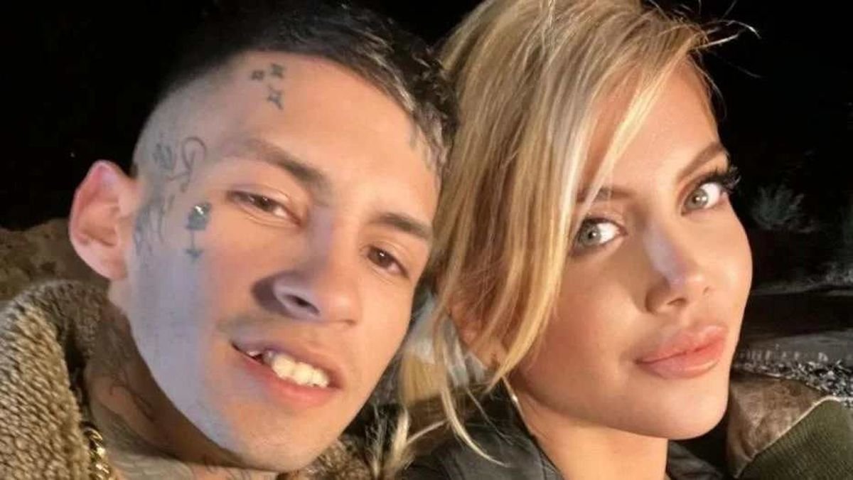 L-Gante y Wanda Nara.