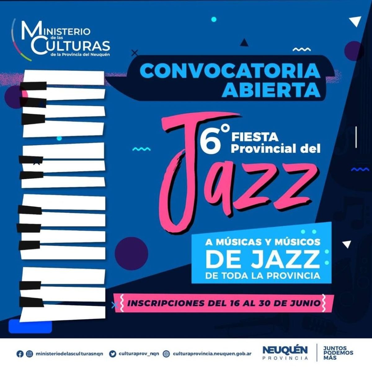 6ta&deg; Fiesta Provincial del Jazz - Neuqu&eacute;n