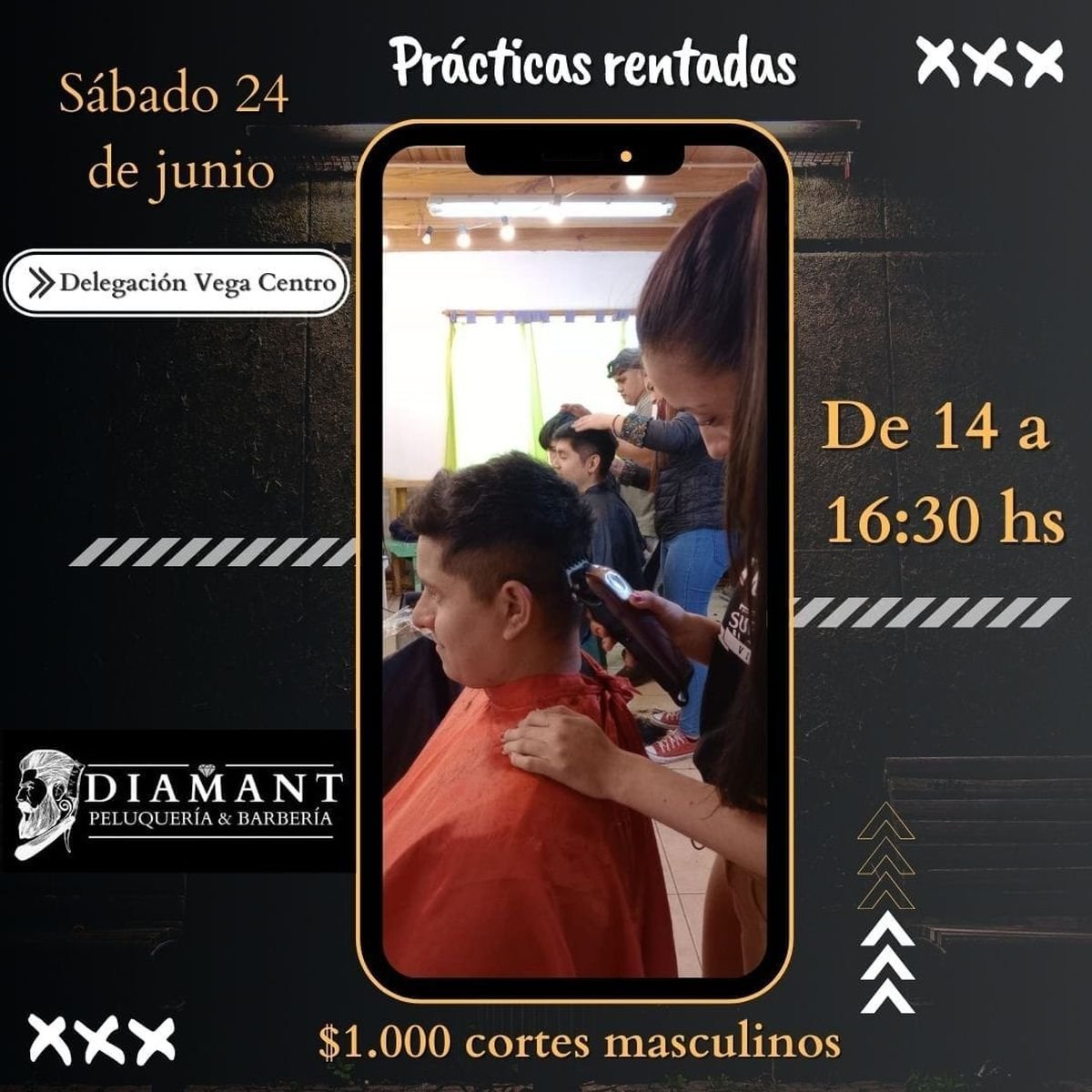 San Mart&iacute;n de los Andes: siguen las pr&aacute;cticas de peluquer&iacute;a.