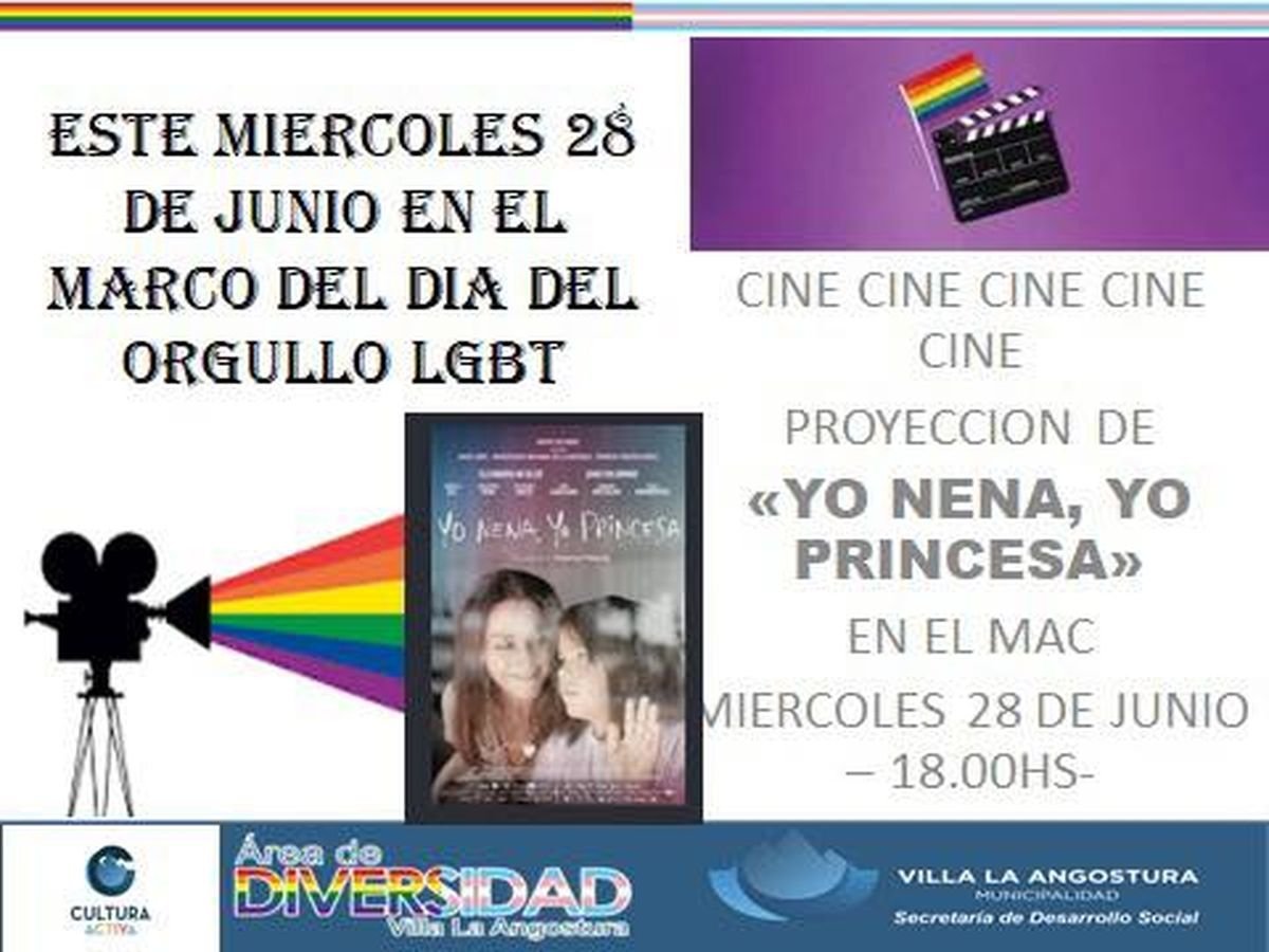 Actividad por el D&iacute;a del Orgullo en Villa La Angostura.