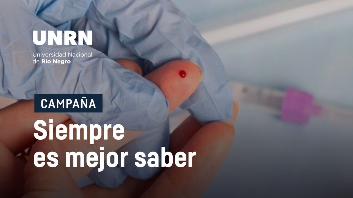 Campa&ntilde;a de testeos gratuitos de VIH en Bariloche