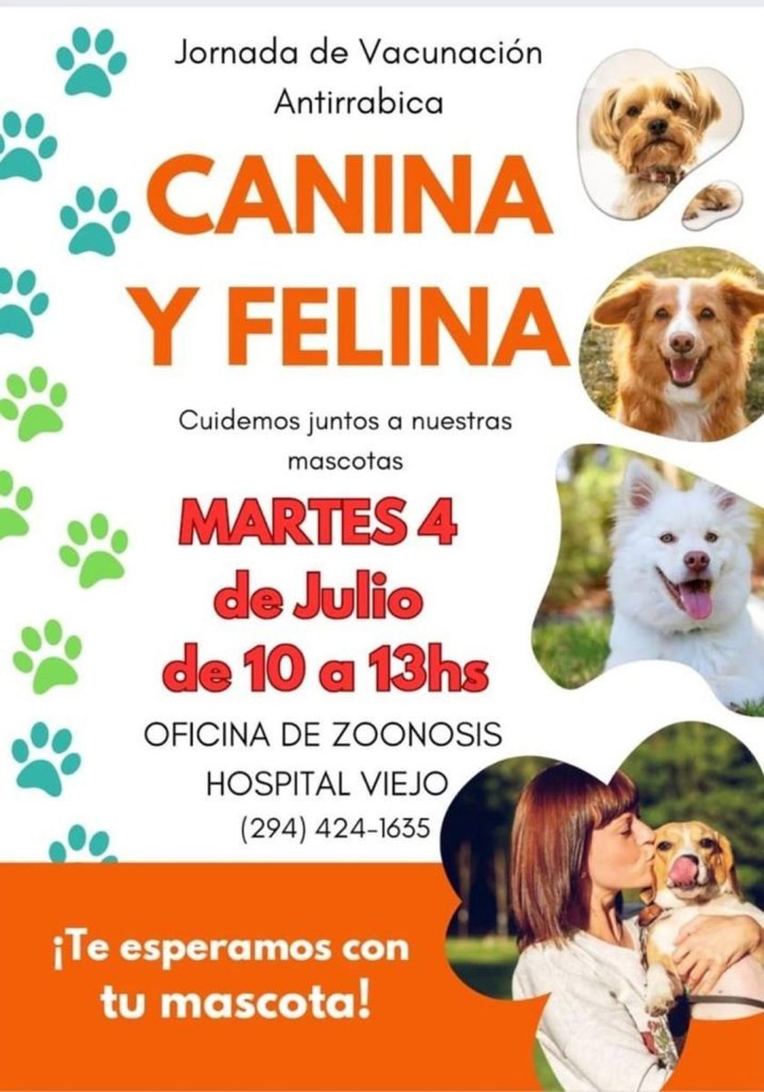 Jornada de Vacunaci&oacute;n Antirr&aacute;bica en Villa La Angostura