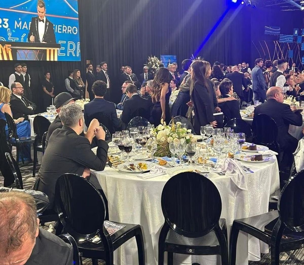 Jey Mammon fue a la entrega de los premios a la televisi&oacute;n, los Martin Fierro.