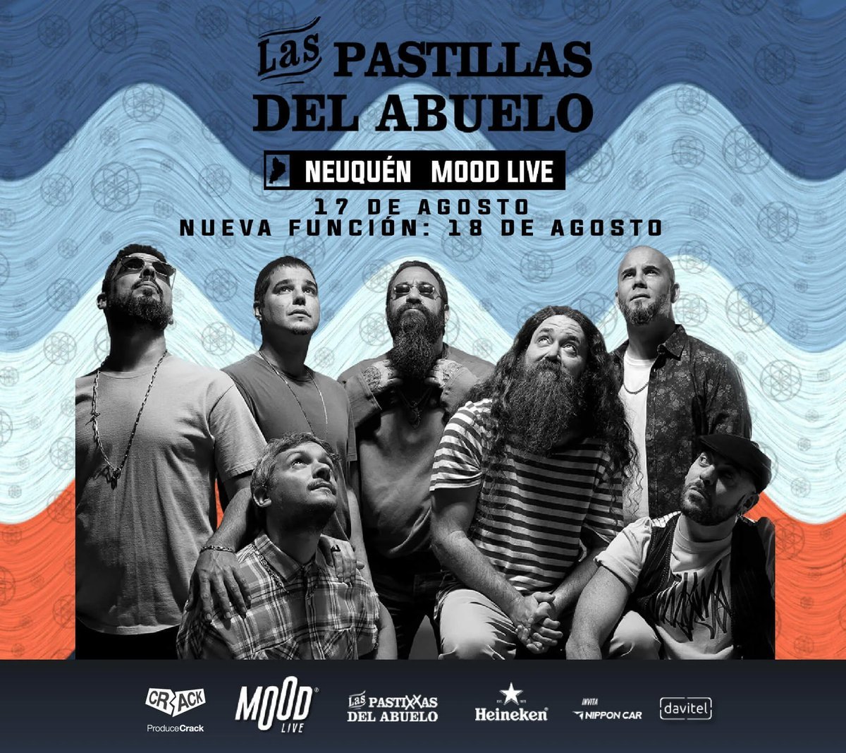 Neuqu&eacute;n: Las Pastillas del Abuelo dar&aacute;n un show en la regi&oacute;n.