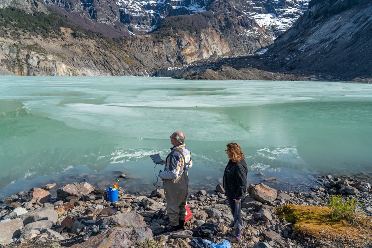 Bariloche: retrocedi&oacute; un glaciar y se form&oacute; un nuevo lago.