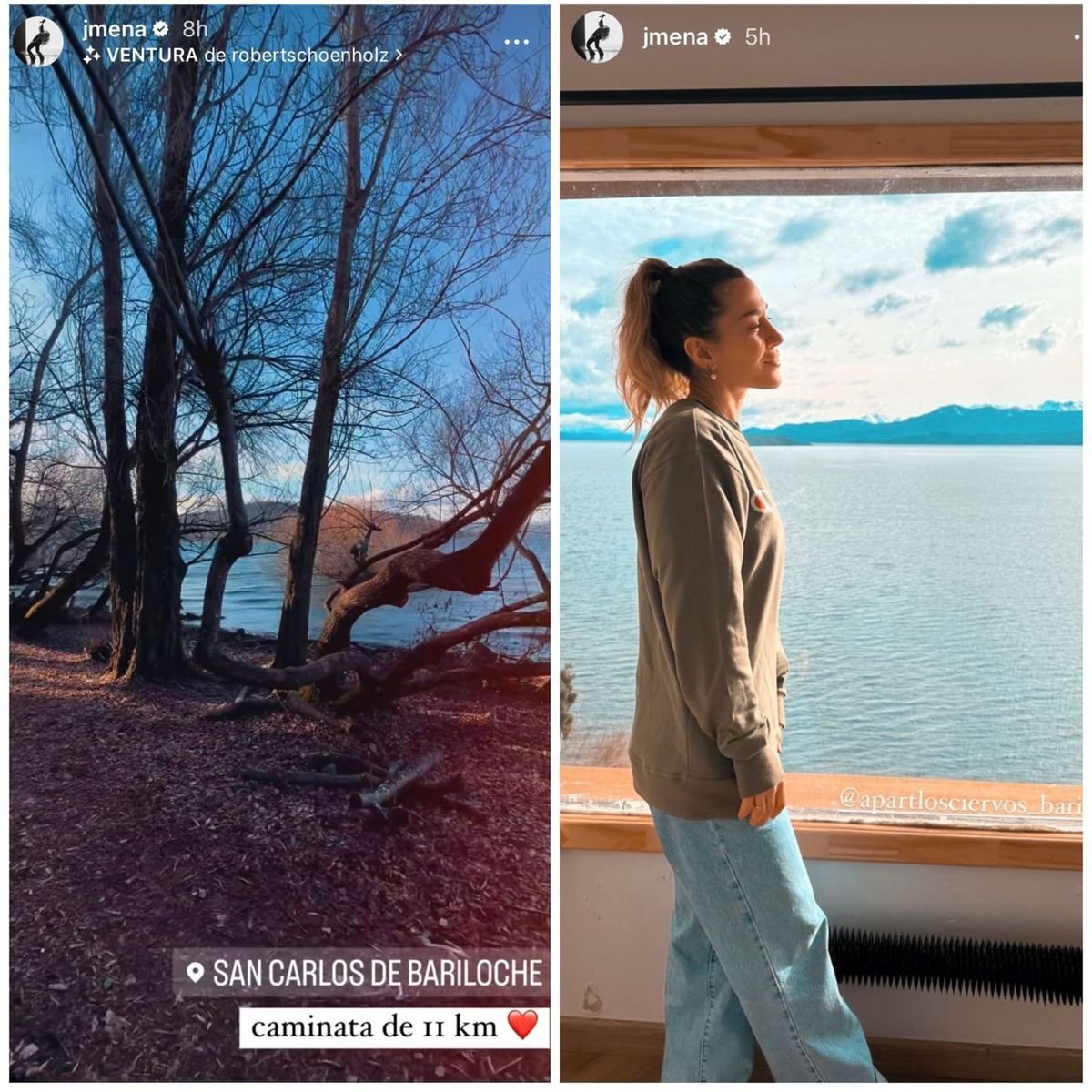 Jimena Bar&oacute;n en Bariloche