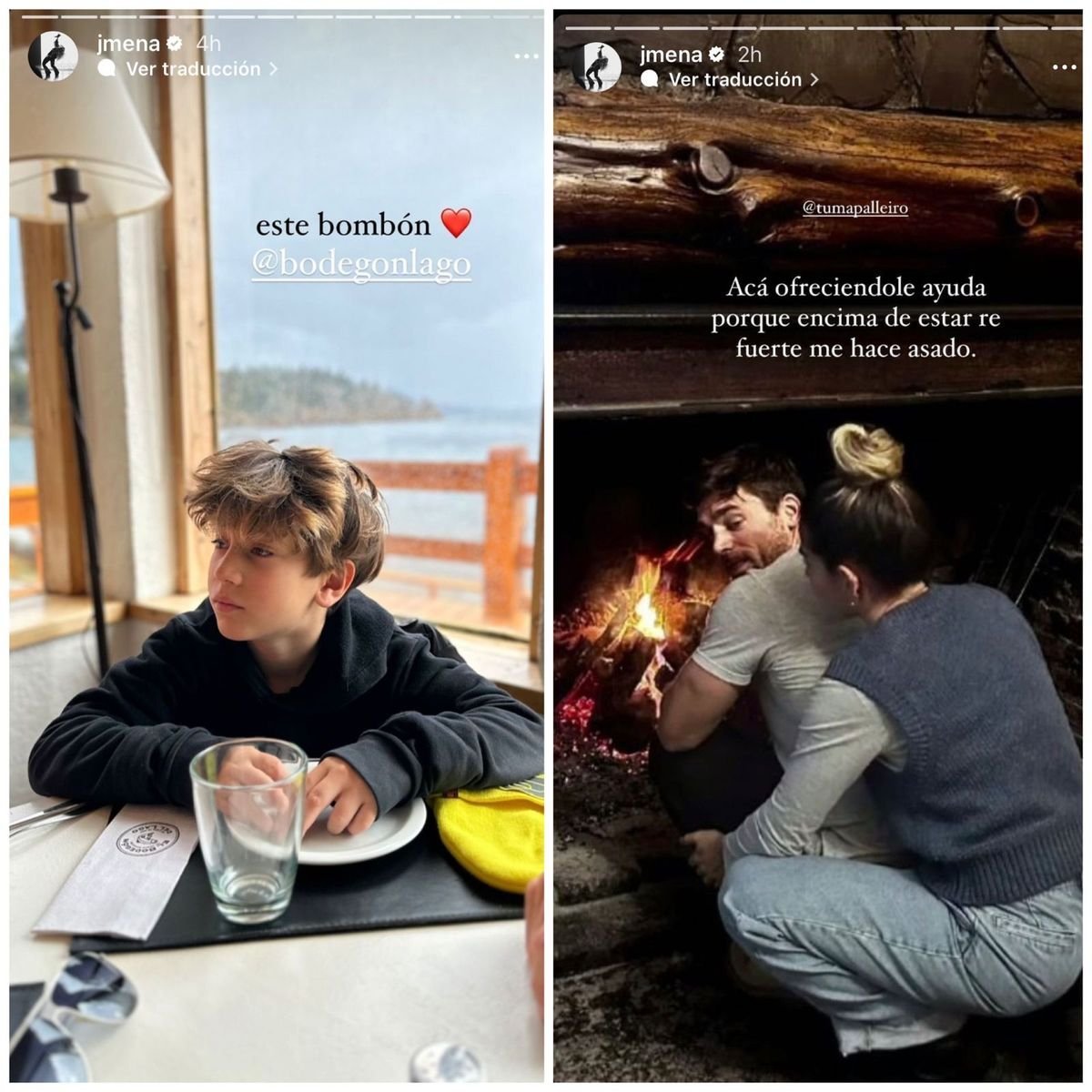 Jimena Bar&oacute;n disfruta de unas vacaciones en Bariloche