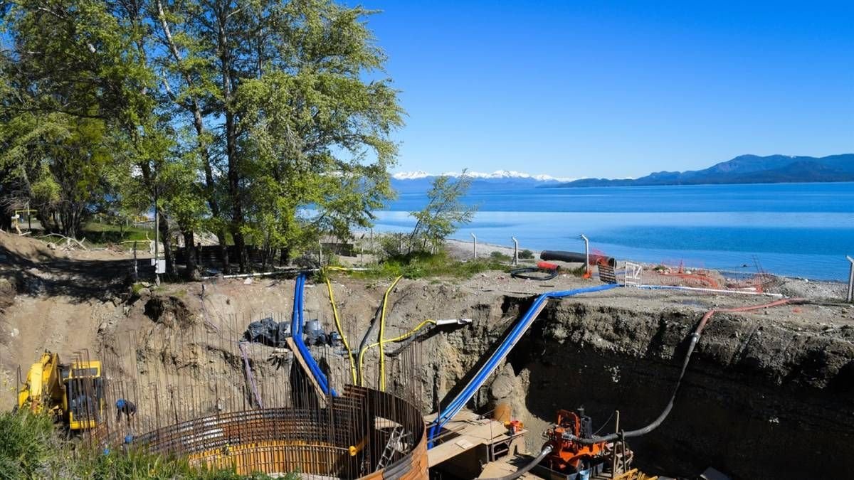 Bariloche: primeras pruebas en el colector costanero.