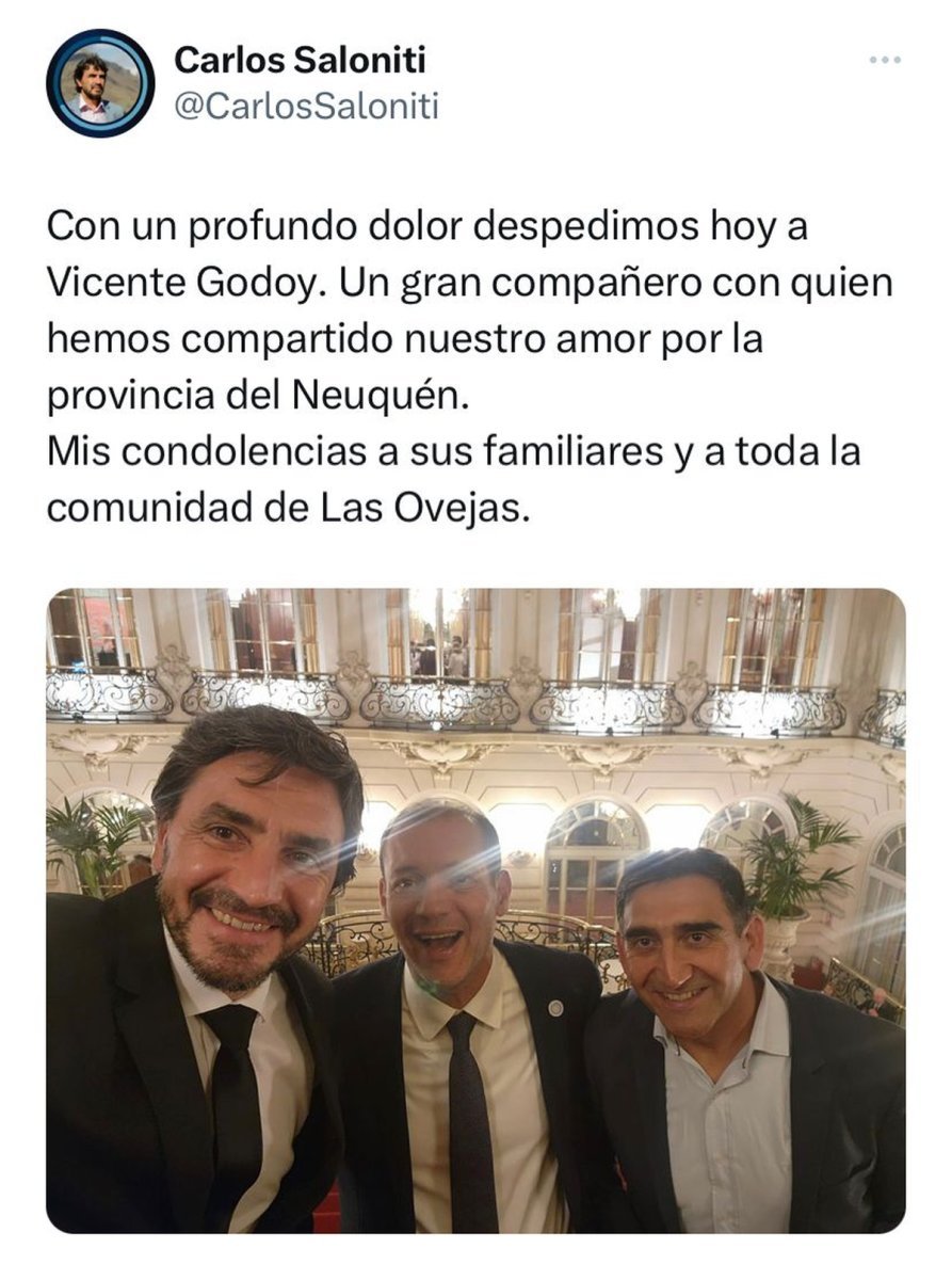 Pol&iacute;ticos de Neuqu&eacute;n conmocionados por la partida de Godoy&nbsp;