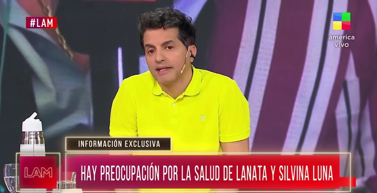 &Aacute;ngel de Brito, conductor de televisi&oacute;n, brind&oacute; detalle de cuadro cl&iacute;nico de Silvina Luna.
