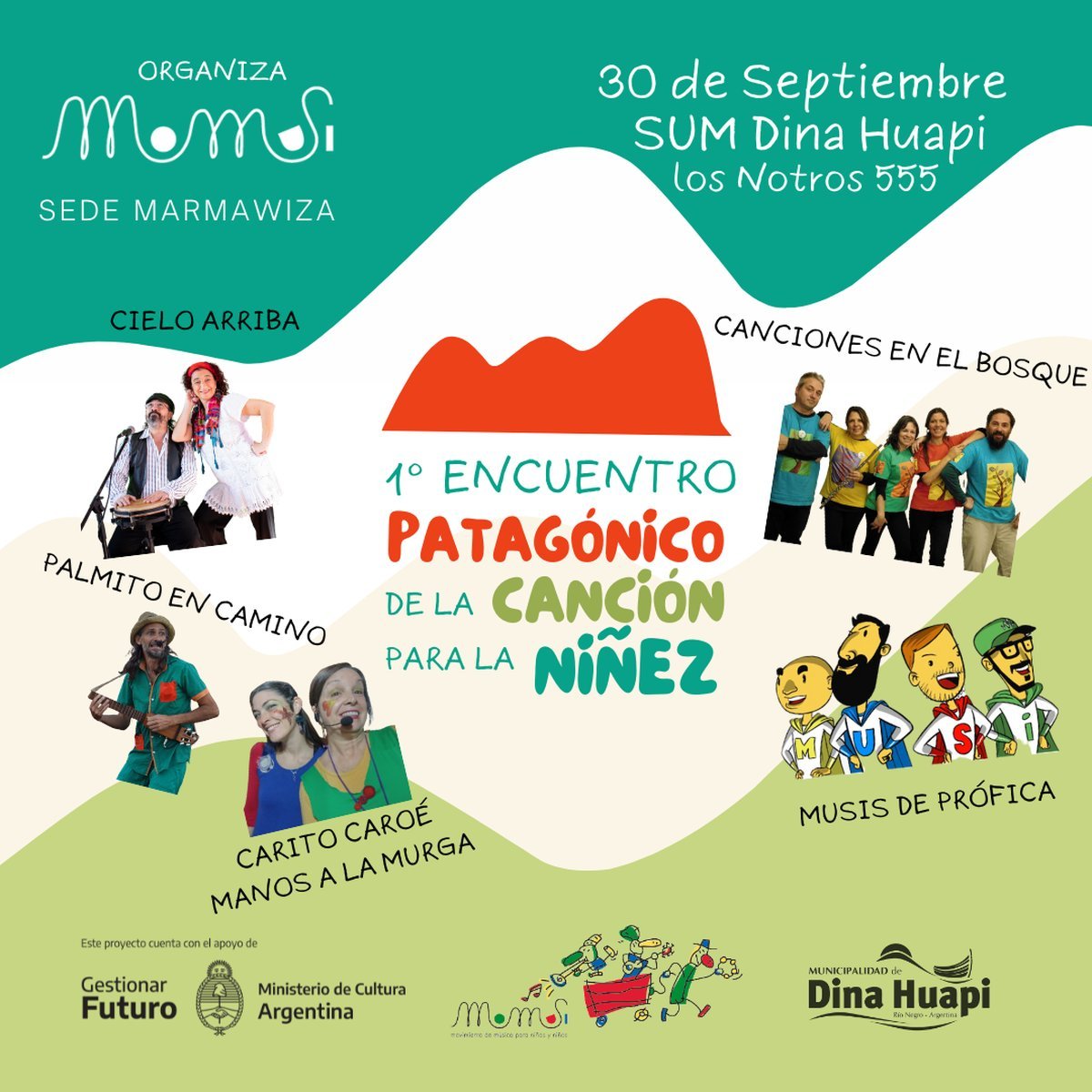 Encuentro Patag&oacute;nico de la Canci&oacute;n para las infancias llega a la regi&oacute;n