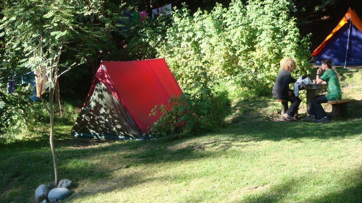 Turismo, camping Osa Mayor.