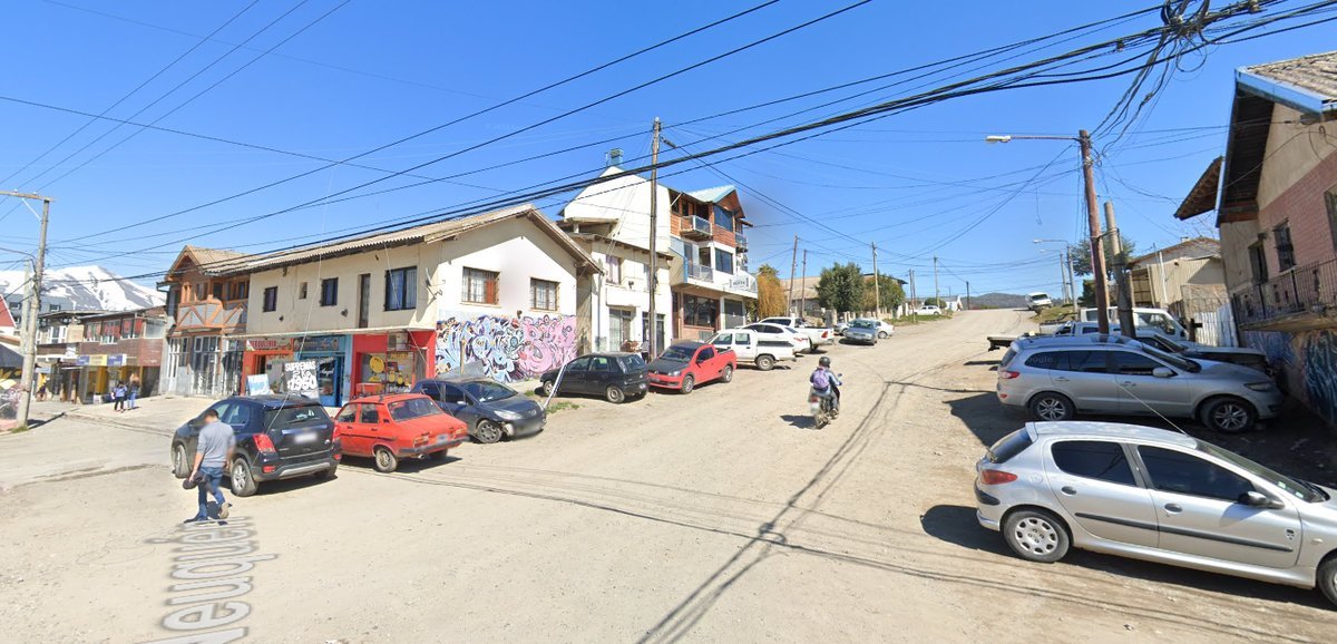 Inmediaciones donde ocurri&oacute; el homicidio en Bariloche.