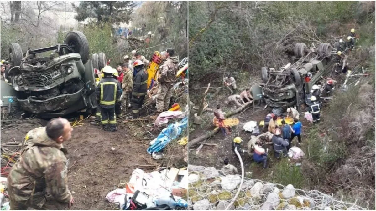 Tragedia del Ej&eacute;rcito Argentino en San Mart&iacute;n de los Andes.