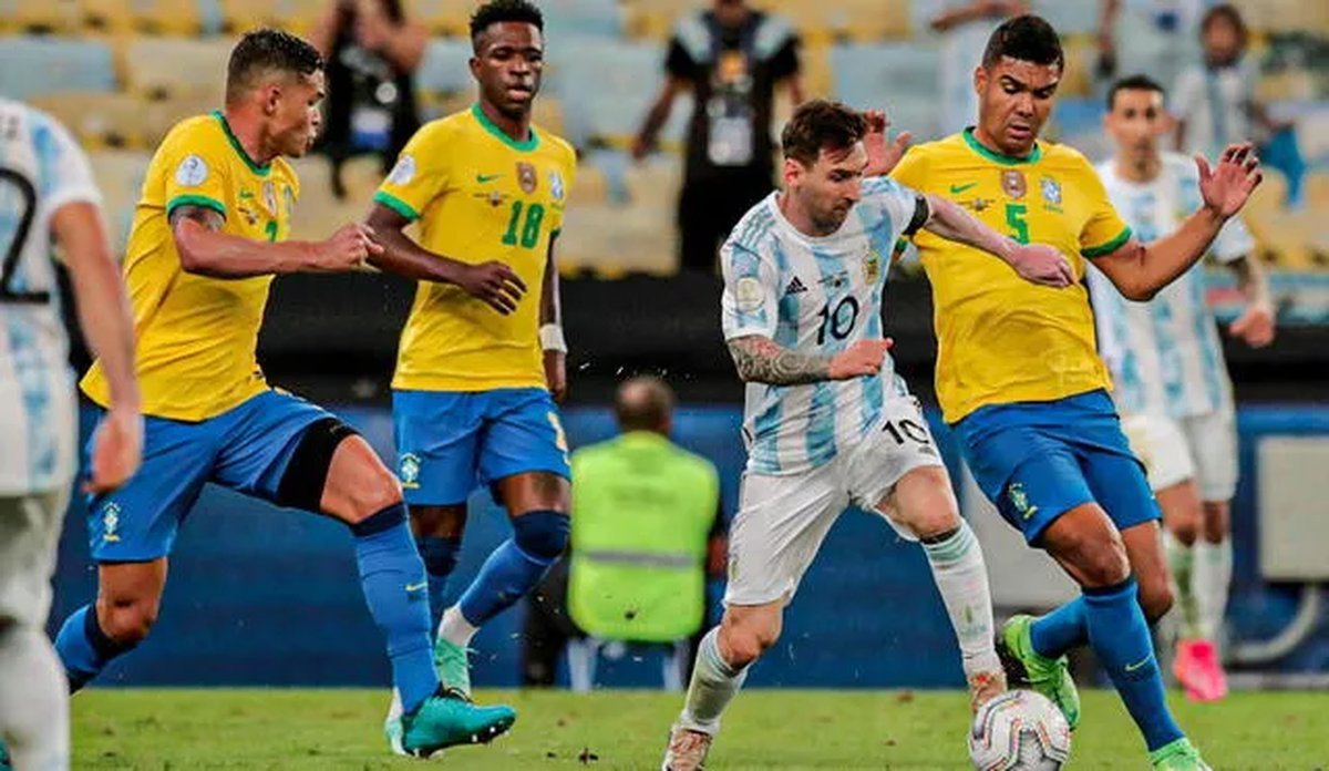 Selecci&oacute;n Argentina vs. Brasil. (archivo)