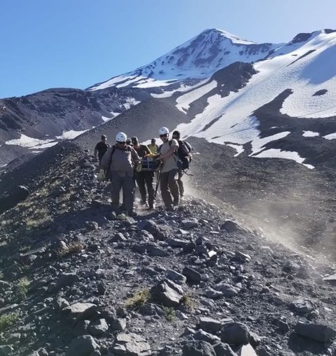 Parque Nacional Lan&iacute;n: rescataron a un hombre mayor.