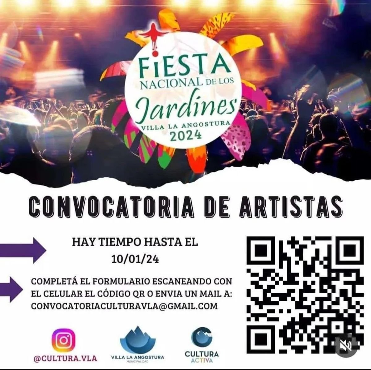 Fiesta Nacional de los Jardines: convocan artistas locales.