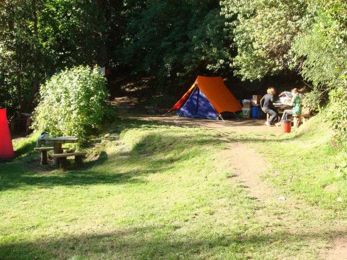 Temporada de camping en verano (camping Osa Mayor)