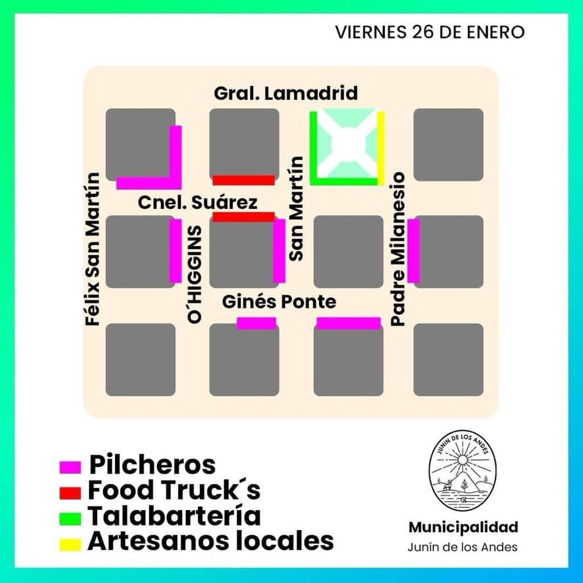 Calles cortadas en Jun&iacute;n de los Andes