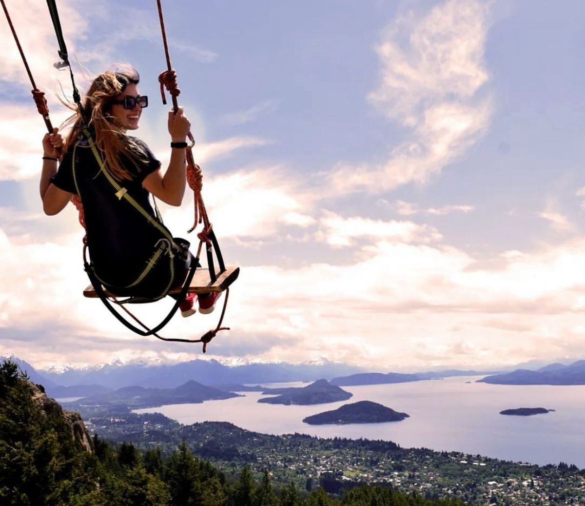 Hamaca gigante con vista panor&aacute;mica (Cerro Otto-Bariloche)