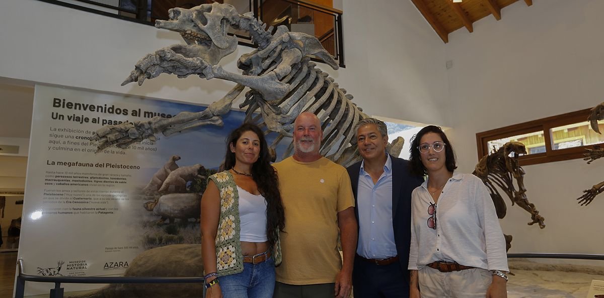 Figueroa visit&oacute; el museo de Ciencias Naturales en San Mart&iacute;n de los Andes