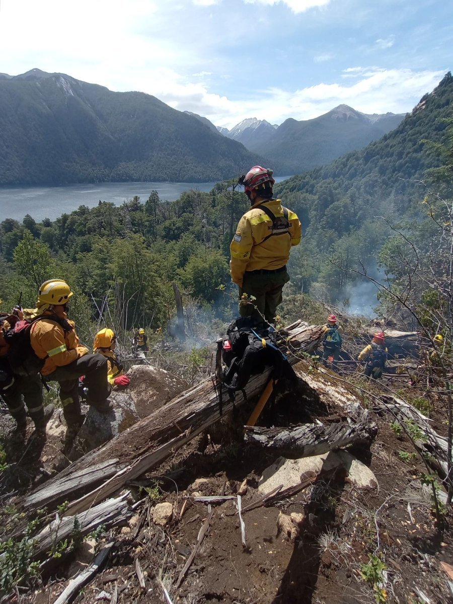 Incendio Brazo Tristeza: siguen las tareas para combatir el fuego en el Parque Nacional