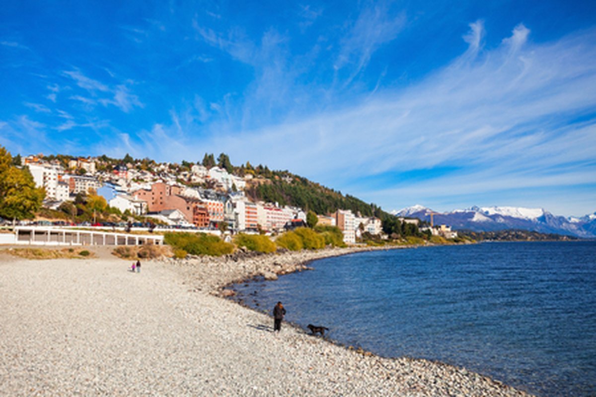 Playa Centenario en Bariloche. Foto: 123RF.