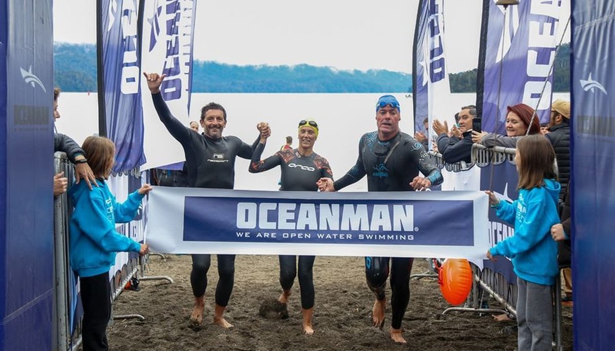 Oceanman en Villa La Angostura. Foto: Subsecretar&iacute;a de Deportes Neuqu&eacute;n.