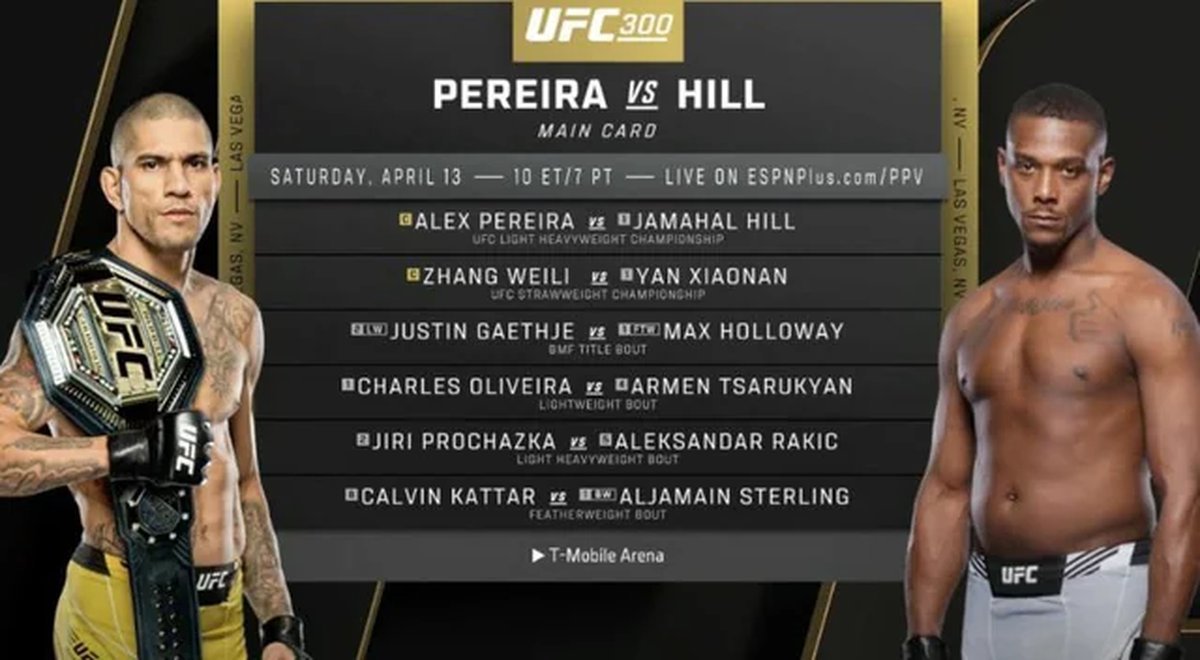 UFC 300. Foto: UFC.