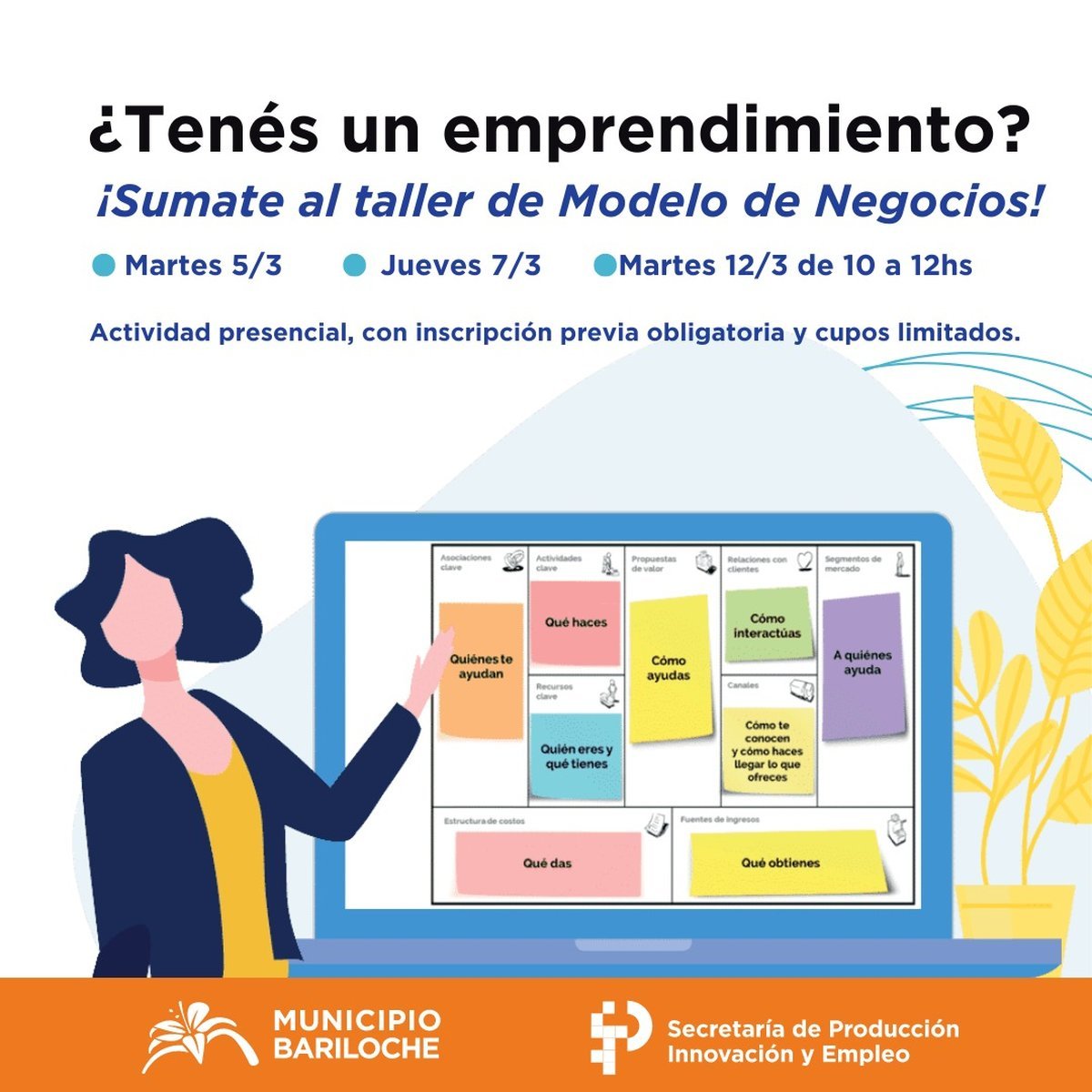 Talleres para emprendedores de Bariloche.