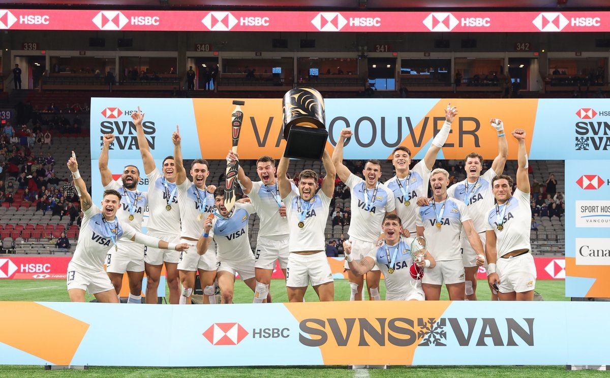 Los Pumas 7s y un nuevo t&iacute;tulo. Foto: El Diario Web.