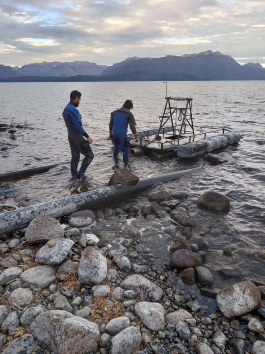 La nueva bomba de agua instalada en Angostura.